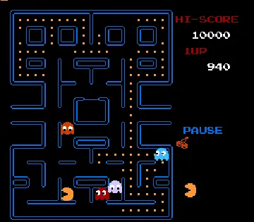 Pac-Man (USA) (Virtual Console) screen shot game playing